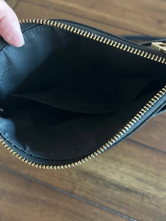 Coach Kitt Crossgrain Messenger Crossbody Bag Black - Picture 10 of 13